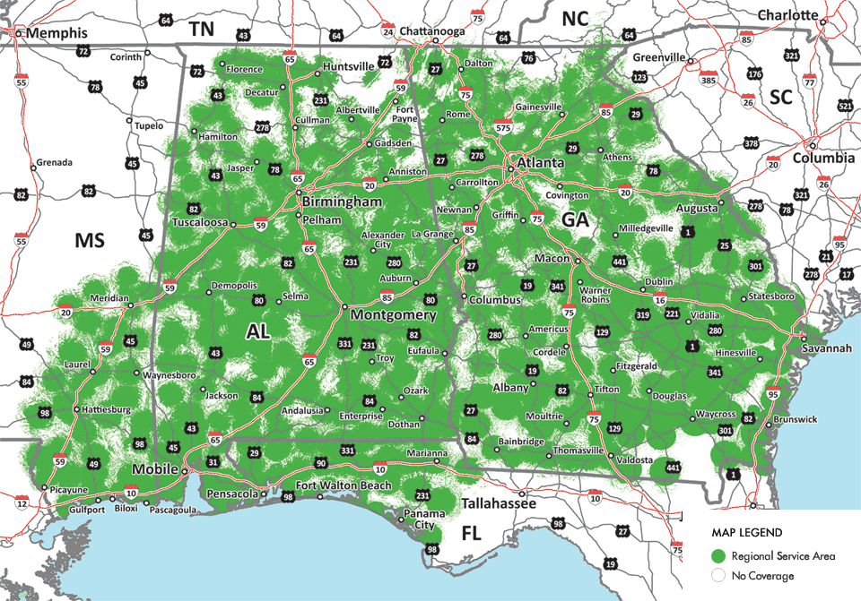 Regional Service Area