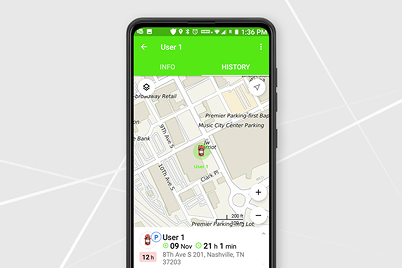 Fleet of vans with TrueTrack