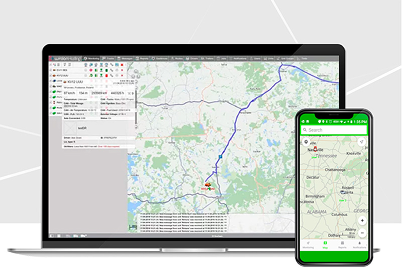 Fleet of vans with TrueTrack